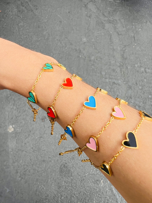 Stainless Steel Heart Shaped Braceless