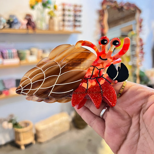 Hermit Crab Hair Clip