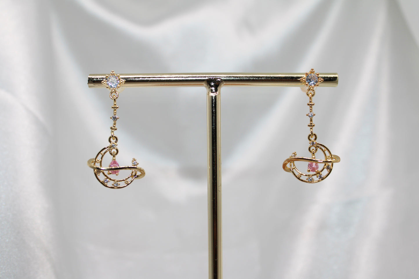 Dangling Moon Earrings