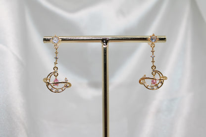 Dangling Moon Earrings