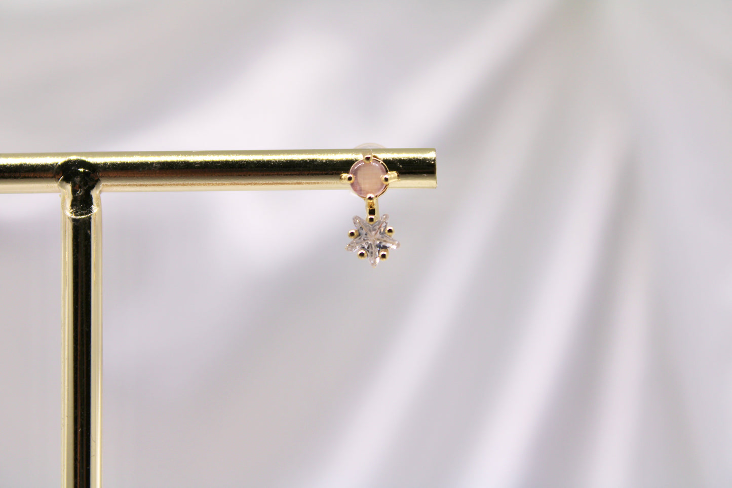 Pink Space Earrings as