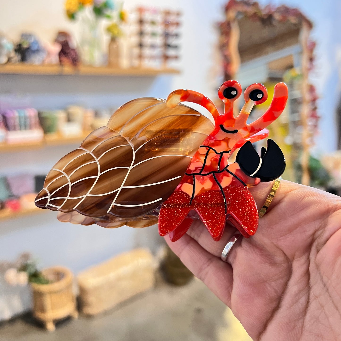 Hermit Crab Hair Clip