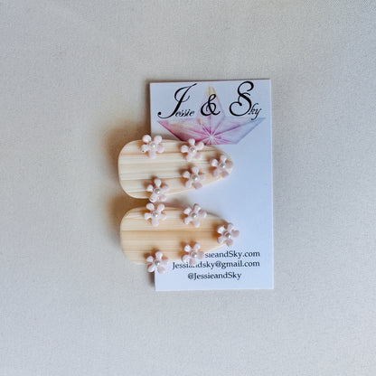 Flower Hair Barrette (Hair Clip)
