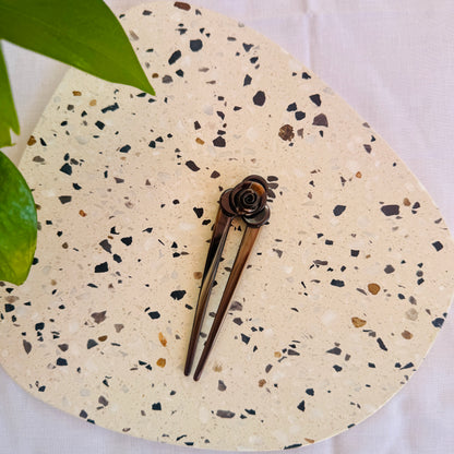 Rose French Hair Pin