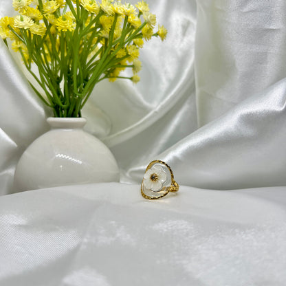 Crystal Flower Ring