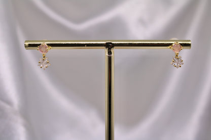 Pink Space Earrings as