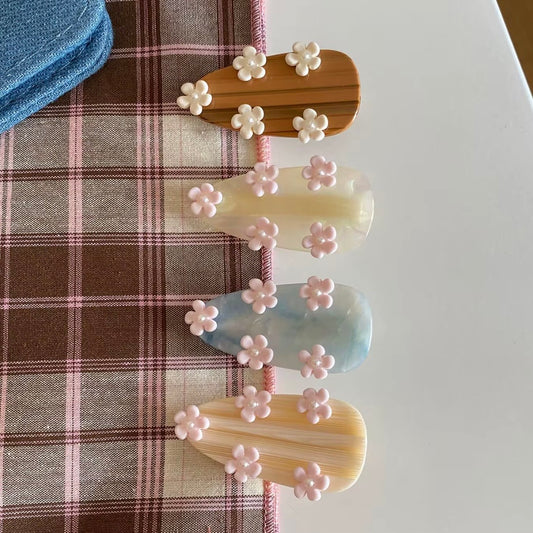 Flower Hair Barrette (Hair Clip)