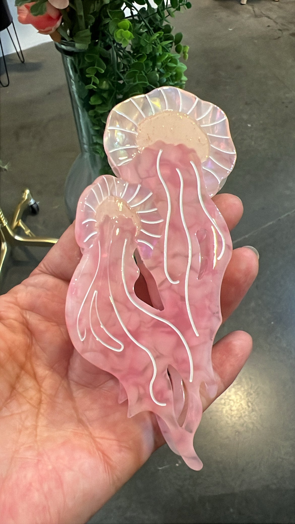 Jellyfish Hair Clips