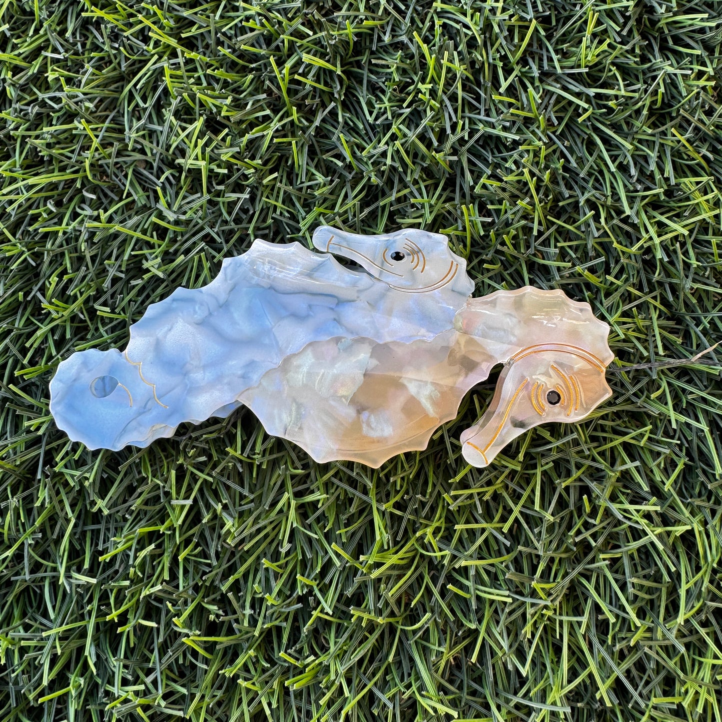 Twin Seahorse Clip