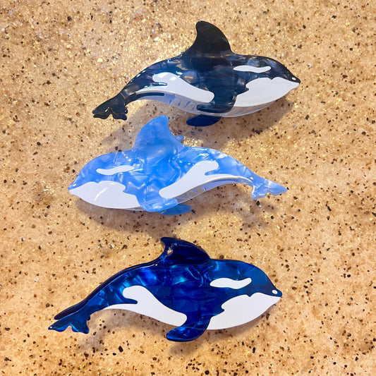 Orca Hair Clip