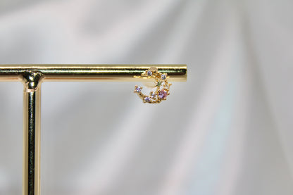 Pink Space Earrings as