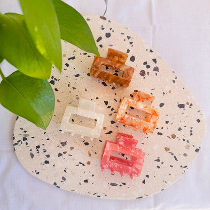 Square Hair Clips