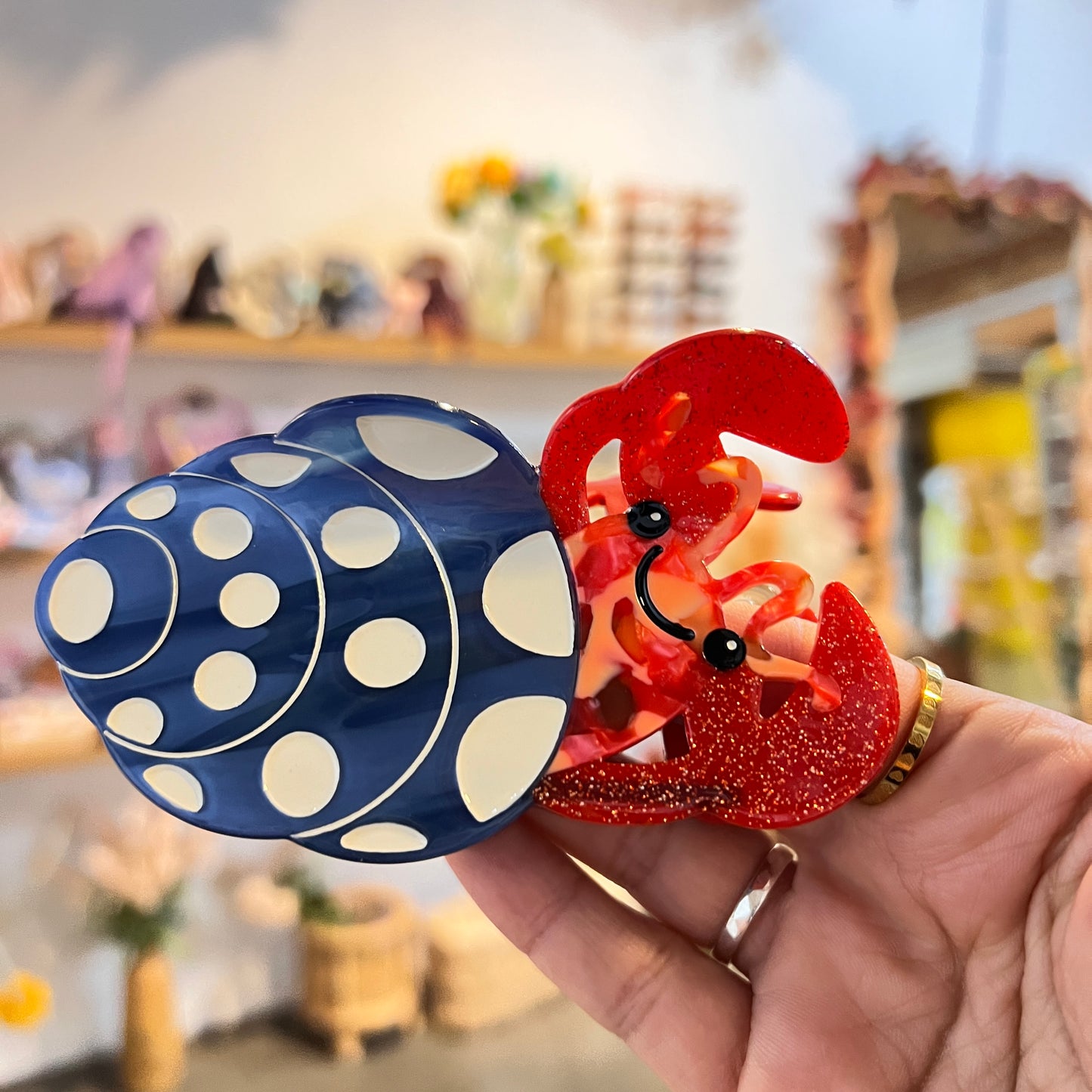 Hermit Crab Hair Clip