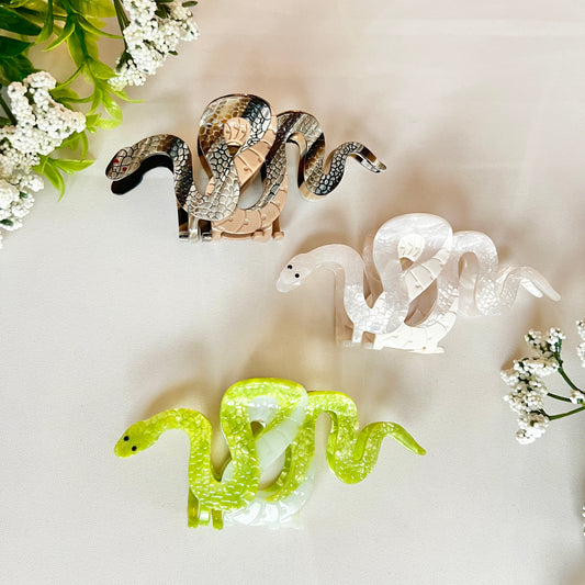 Snake Hair Clips