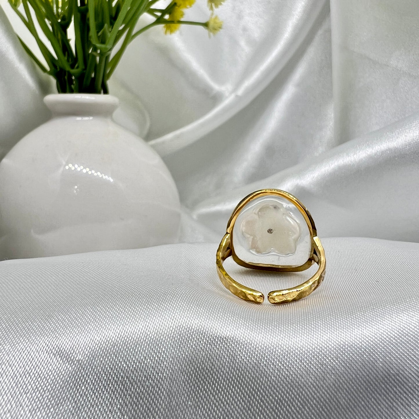 Crystal Flower Ring