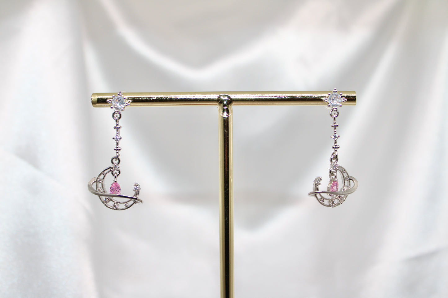 Dangling Moon Earrings