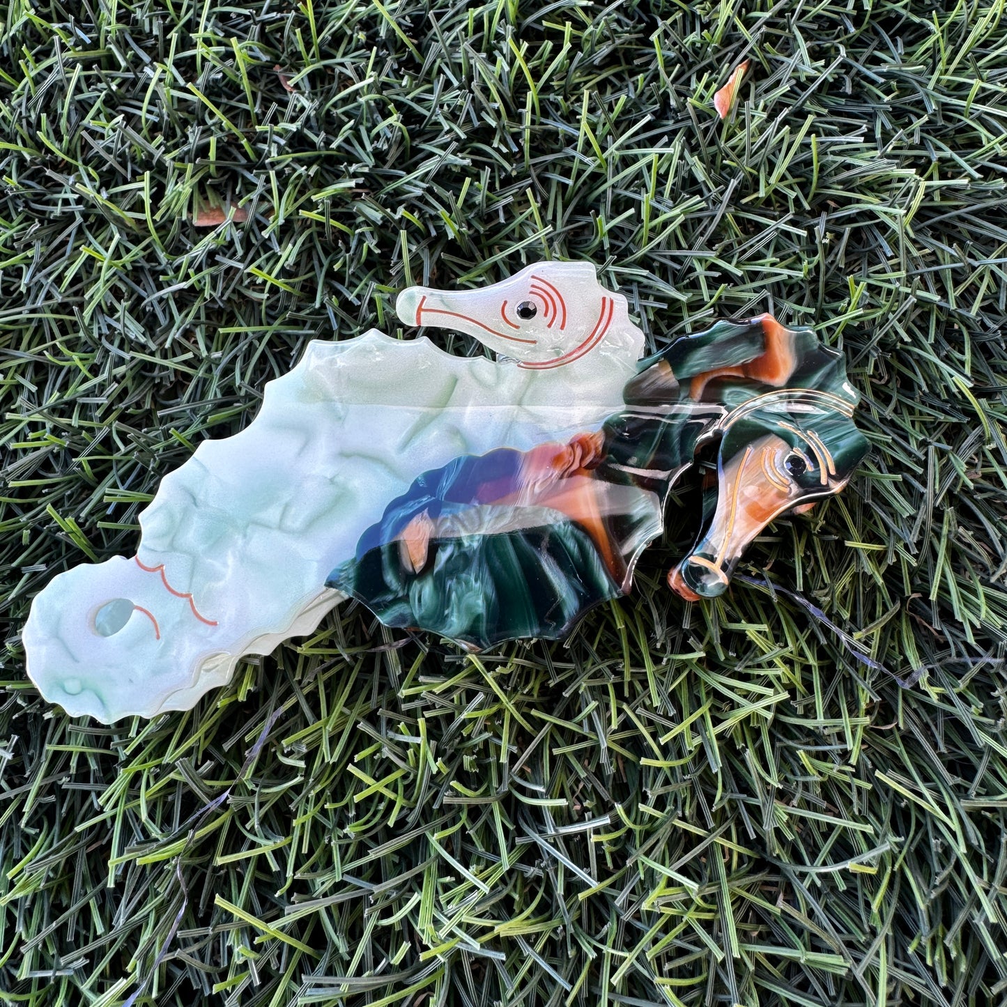 Twin Seahorse Clip