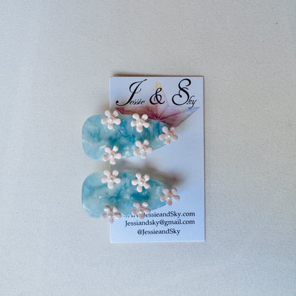 Flower Hair Barrette (Hair Clip)