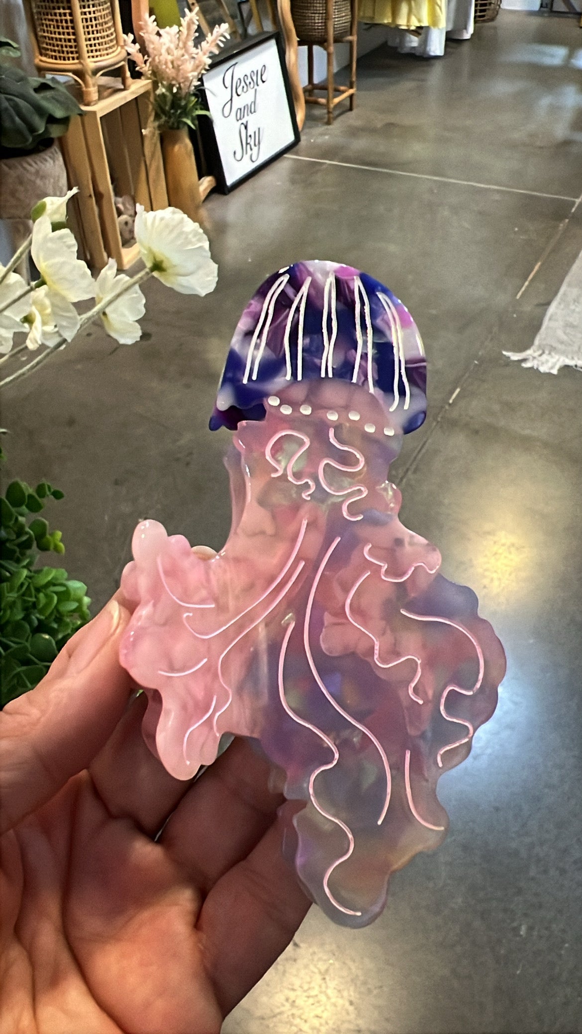 Jellyfish Hair Clips