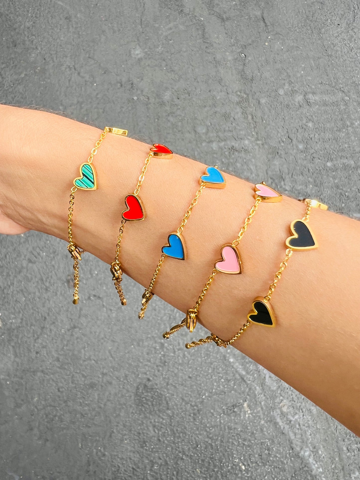 Stainless Steel Heart Shaped Braceless