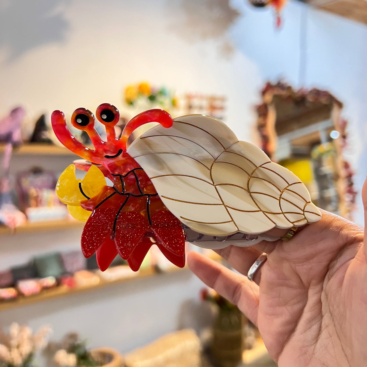 Hermit Crab Hair Clip