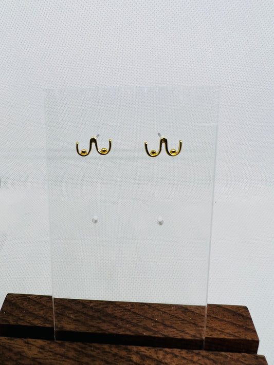 Boob Earrings