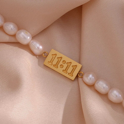 11:11 Pearl Bracelet