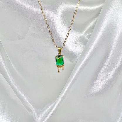 Dripping Crystal Necklace
