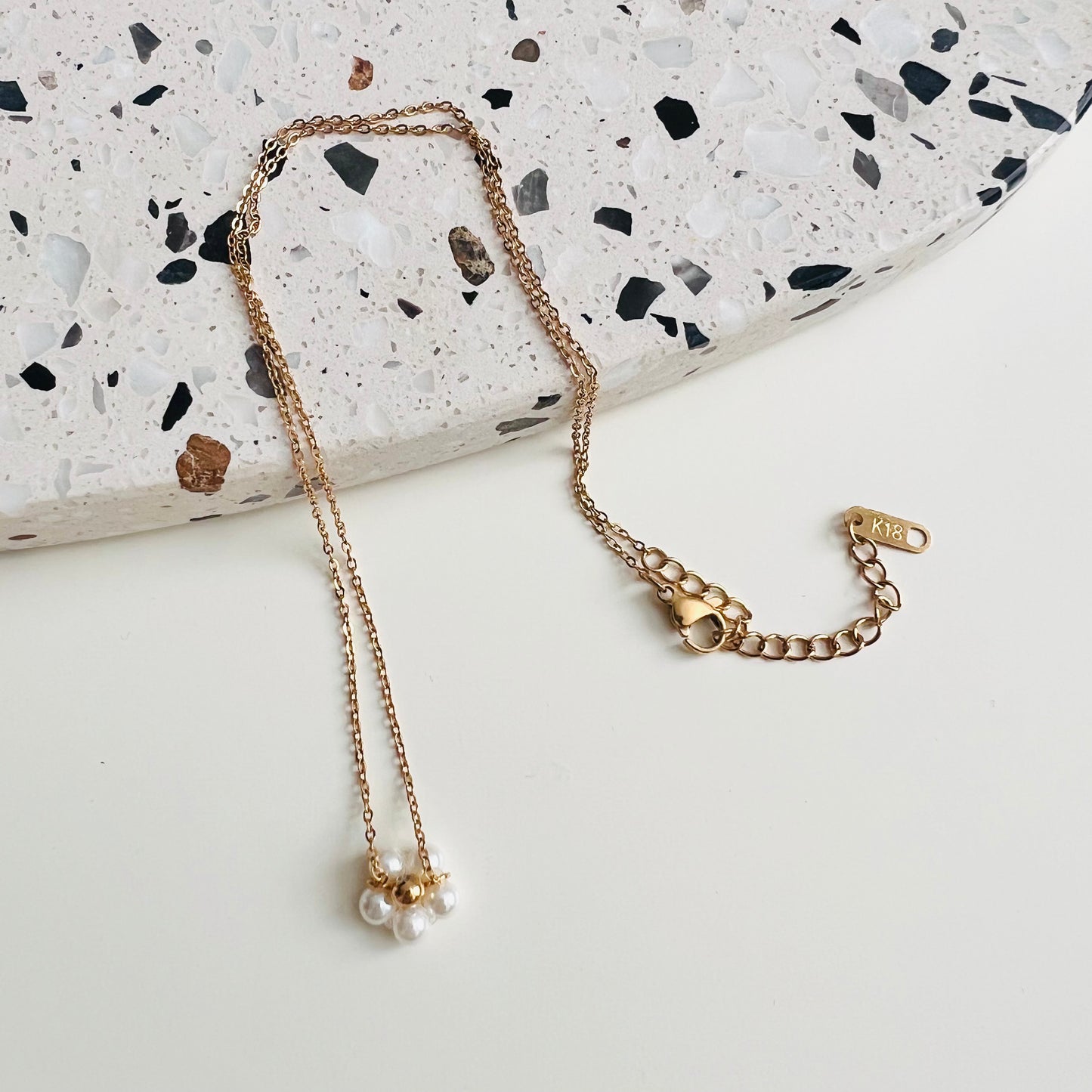 Beaded Daisy Necklace