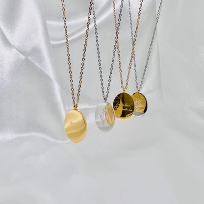 Birth Flower Necklace