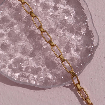 Chunky Hollow Link Bracelet