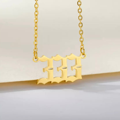 Angel Numbers Necklace